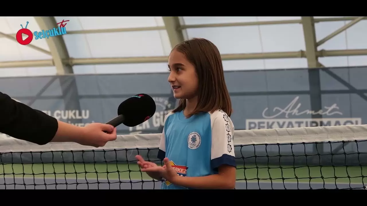 Selçuklu Belediyespor Tenis Kulübünden Çocuklara Tenis Eğitimi 