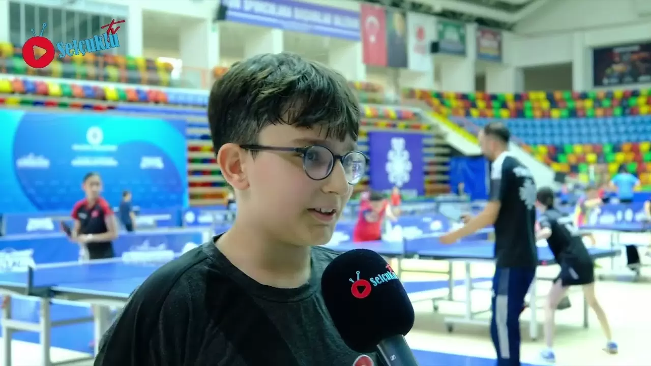 Selçuklu Belediyesi Uluslararası Spor Salonu, Milli Masa Tenisi Takımı Sporcularını Ağırlıyor