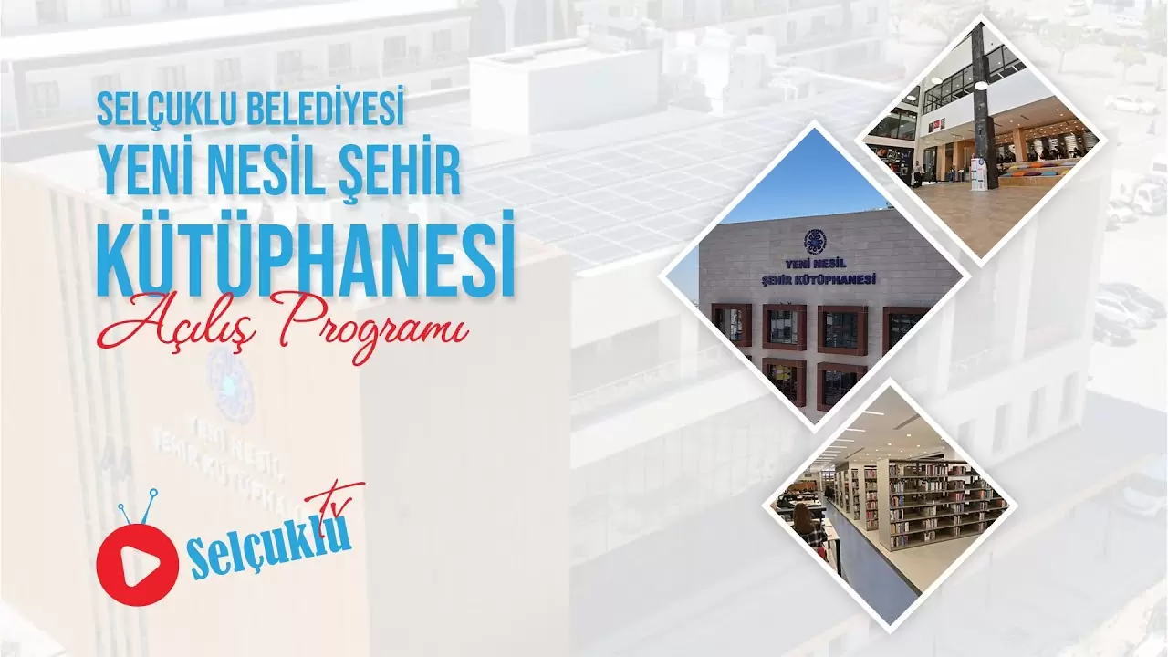 Yeni Nesil Şehir Kütüphanesi Açıldı